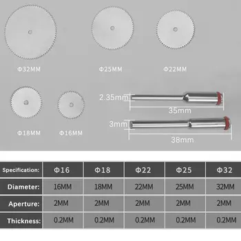Pânză de Ferăstrău Circular 10buc Lemn Disc de Tăiere Rotative Dremel Unealta Dremel de Tăiere Instrumente Pentru prelucrarea Lemnului Instrument de Accesorii Dremel