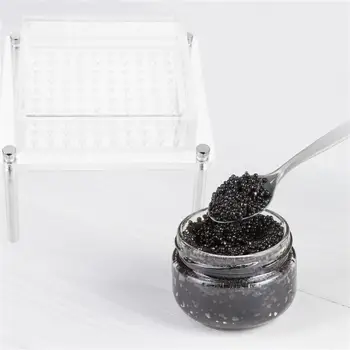 1 buc Simulare Caviar de Luare de Plastic Cutie de Caviar Generator de Gadget Bucătărie Moleculară Gătit 100 Gaură Cutie de Caviar Caviar Generator