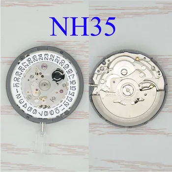 NH35 Mișcarea Zi Data Stabilită de Înaltă Precizie Automat Mechanical Ceas de mână
