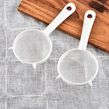 Bucătărie, Portabile, din Plastic Ecran ochiurilor de Plasă de Frunze de Ceai Strecuratoare Prajit filtru Plasă Fină Făină Sită, Strecurătoare Acasă Instrumente de Bucatarie