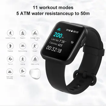 Xiaomi Mi Watch Lite Bluetooth Ceas Inteligent GPS 5ATM Global Versiunea 5.1 Inteligent Mi Band Fitness SmartWatch Monitor de Ritm Cardiac
