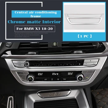Pentru BMW X3 X4 G01 G02 2019 2020 2021 Interior Consola centrala Cana de Apa Panoul de Viteze Cadru de Acoperire Tapiterie Auto Decor Crom Styling