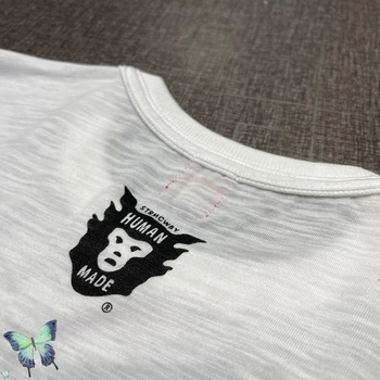 Uscat Alls Umane Realizate Tricou Rață Sus Teed Humanmade T-shirt, cu Etichetă și Etichetă