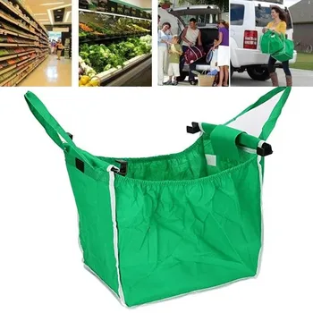 Portabil Reutilizabile Cosul de Cumparaturi Pungi de Depozitare Eco-friendly de Stocare Bucătărie Organizator Geantă T Supermarket Acasă Saci de Pliere X8H9