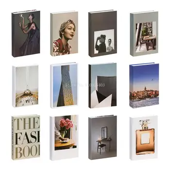 Frumoase Desktop Decor Modern Cartea Fals Decor Living Moda Cartea Acasă Decorare Cameră Model De Studiu Moale