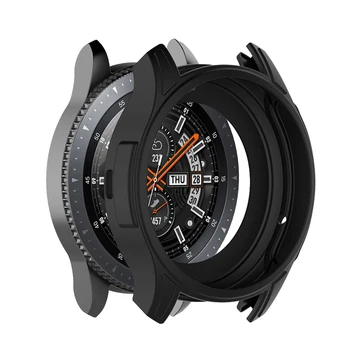 De viteze S3 Frontieră Caz Pentru Samsung Galaxy Watch 46mm trupa de viteze S3 Silicon Proteja Capacul de Protecție coajă de Ceas Accesorii