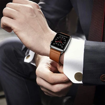 PU curea din Piele Pentru Apple watch band 44mm 40mm 42mm 38mm 44 mm Smartwatch Accesorii de Sport bratara iWatch seria 3 4 5 6 se