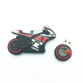 De Vânzare la cald pendrive moto usb flash drive 16gb motocicleta pen drive 32GB desene animate 4GB usb 2.0 memory stick 8GB flash card Cadou
