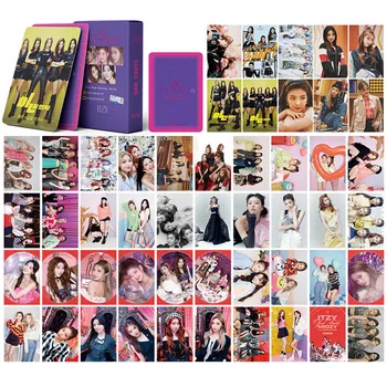 54Pcs/Set Kpop Șaptesprezece Itzy Mamamoo Album Hârtie Lomo Card Foto Card Poster Photocard Fanii Cadou de Colectare Set de Papetărie