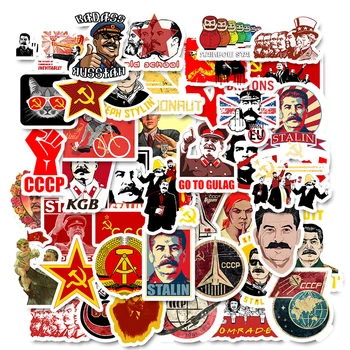 10/30/50BUC/Pachet Mixt Uniunea Sovietică a lui Stalin URSS CCCP HET Autocolante Skateboard Depozitare Chitara Laptop Amuzant Graffiti Retro Autocolant