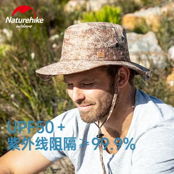 Naturehike Pliant De Camuflaj Găleată Pălărie Respirabil Soare Pălărie De Protecție În Aer Liber Portabil Mare Refuz De Pescuit Pălărie