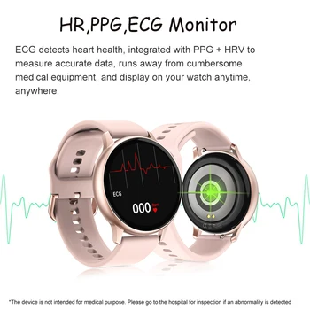 Ceas inteligent Femei DT88Pro Monitor de Ritm Cardiac Ceas Smartwaches Men Sport Tracker de Fitness Brățară pentru Android, iOS, Telefon