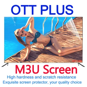 OTT PLUS ptv 55 inch xxx Ecran Protector pentru Smart TV smarters pro Linux enigma2 xxx 1080P, 4K Lunar