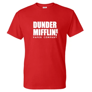 2021 Vintage Show TV T-shirt Dunder Mifflin Hârtie Retro Bărbați Femei Casual Amuzant Tricou Trendy Unisex Grafic T shirt Topuri