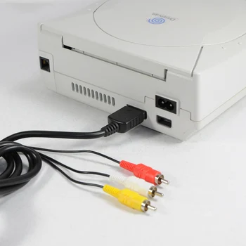1,8 M 6FT RCA AV Cablu a/V Pentru Sega Dreamcast Stereo Composite Audio-Video TV AdapterCompatible Cu Toate Sega Dreamcast Console