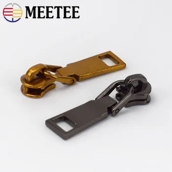 5/10buc Fermoare Glisante pentru 3# 5# Fermoare Metalice Jachete Haine Zip Capete Kit de Reparare Trage Geanta DIY Accesorii de Cusut