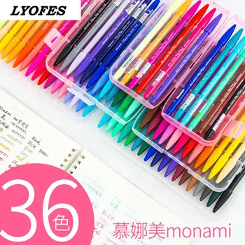12/24/36/48 Monami Plus Pen 3000 de Culoare Pix cu Gel Fibra de Sfat coreean Papetărie Art Markeri Jurnal DIY Consumabile Cadou de Scris, de Desen