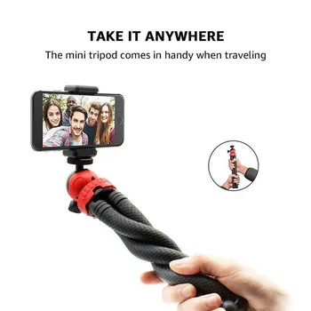 Portabil Mini Trepied Flexibil Caracatiță în aer liber, de Călătorie Telefon Mobil Suport Trepied Suport Selfie pentru DSLR aparat de Fotografiat Gopro pentru IPhone