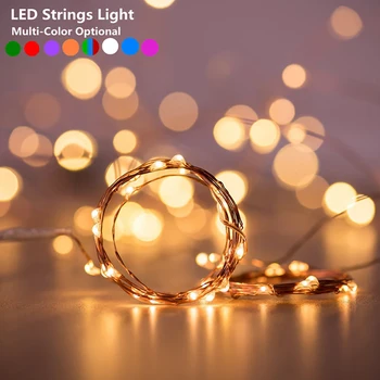5M 10M LED Star Șir de Lumini LED Lumini de Basm pom de Crăciun lumini Nunta Decor USB Baterie decor acasă de crăciun