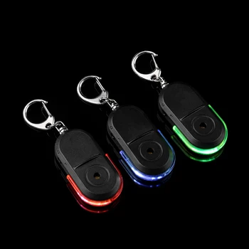 Moda Mini Anti-a Pierdut Key Finder de Alarmă Anti-Pierdut Key Finder de Localizare Breloc Fluier Sunet Cu LED-uri Lumina