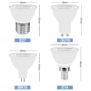 220V RGB Lampa E27 LED Lumina fața Locului GU10 Bec cu LED GU 5.3 bombillas Colorate de Lumină E14 Magic Bec Led MR16 Fiolă Pentru Casa Inteligentă
