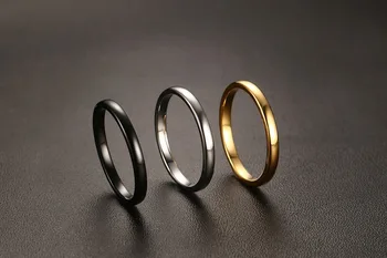 De aur a crescut ring inel coada femeie Japoneză și coreeană versiunea de simplu de culoare aur oțel titan ring ring moda bijuterii ring