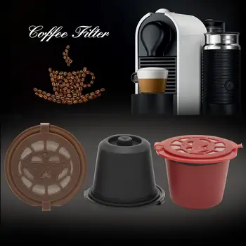 3pcs Reutilizabile Capsula de Cafea Filtru Cana de Nescafe Dolce Gusto Reîncărcabile Capace Lingura Perie Filtru Coffeeware Cadou