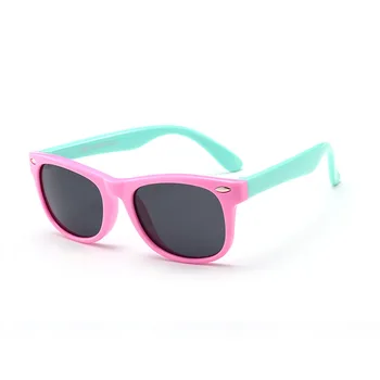 Polarizat ochelari de Soare TR90 Noi Copii Băieți Fete Ochelari de Soare Silicon Siguranță Moda Ochelari Cadou Pentru Copii UV400 Ochelari