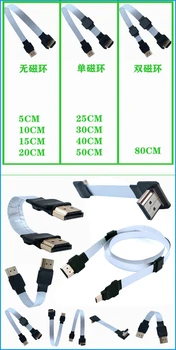 Plat FPC Cablu pentru Camera monitor FPV Mini HDMI-Cablu de Tip C în Jos unghiul la HDMI Tip-O de Sus în Jos în unghi de sex masculin de sex Feminin Cot HDTV