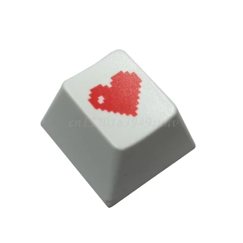 Noi, de Înaltă Calitate R4 Keycap Dragoste Cherry Profil Dip Dye Sculptura PBT Keyboard Keycap pentru Tastatură Mecanică Gravat Pixel Inima