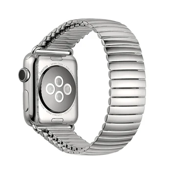 Curea elastica Pentru Apple watch band 6 se 44mm 42mm 38mm 40mm Femeie/bărbat din Oțel Inoxidabil brățară de link-ul de curea pentru iwatch Seria 5 4 3