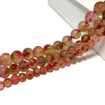 En-gros Sakura Cristal Liber Rotundă Naturală Piatra Margele Pentru Bijuterii DIY Brățară Colier Farmece 6/8/10 MM