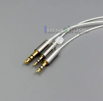LN006022 1,2 m 1,5 m 2m 3m Argint Pur, Placat cu OCC Cablu pentru Hifiman HE560 EL-350 HE1000 V2 Căști