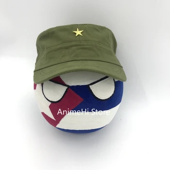 Republica Cuba Mingea și Militar Cubanez Cap Papusa PUI countryballs plushies Cosplay Polandball Jucărie de Pluș pentru Cadou 20CM