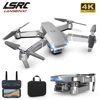 LSRC E68 Pro Mini Drona cu Unghi Larg 4K, 1080P WiFi Camera FPV Drone Înălțime Holding Modul RC Pliabil Quadrotor Dron Jucarie Cadou