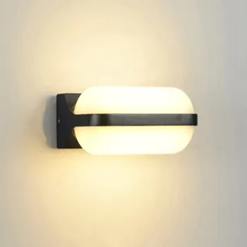 LED-uri în aer liber Lampa de Perete 12W Balcon, Lampă de Perete Culoar Creative Curte Minimalist Modern, Dormitor, Camera de zi LED, Iluminat Exterior