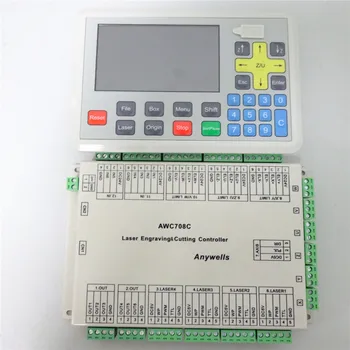 AWC708C PLUS Laser Controler de Sistem pentru Gravare cu Laser și Mașini de Tăiere a Înlocui AWC608C