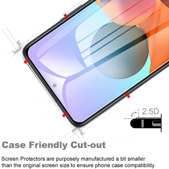 De la 1 la 6 Ecran din Sticla Temperata Pentru Xiaomi Redmi Nota 10 Pro Camera Protector Pe Redmy Nota 10 Pro Safty Lentilă de Sticlă de Film Nu de Nota 10