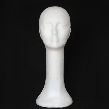 Spuma de sex Feminin Cap de Om Gât Lung Manechin Peruca Pălărie, Ochelari de Afișare Stand Model de make up Femeile de Formare Capul Kit de Instrumente de Păr