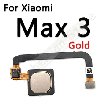 Original Pentru Xiaomi Mi Max se Amestecă 2 2 3 Butonul Home Touch ID Scanner de Amprente Senzor Flex Cablu de Piese de Telefon