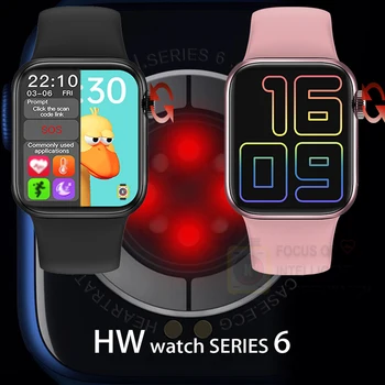 2021 IWO Ceas Inteligent HW12 HW16 Ecran Complet 44MM 40MM Femei Bărbați Smartwatch cu parola Split Screen Bluetooth pentru IOS Android