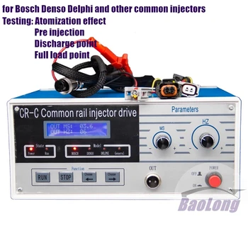 CR-C diesel common rail injector tester pentru Bosch, Denso si Delphi, multi-funcție electromagnetice testerul pentru injectorul de kituri