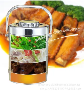 Capacitate mare Izolate termos Cutie de Prânz din Oțel Inoxidabil Termică Container pentru Alimente Adult Picnic Bento Box Portabil Lunchbox