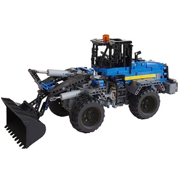 High-Tech seria Inginerie vehicul MOC-24114 Basculantă Dump truck MOC-9551 încărcător Frontal bloc caramida jucării pentru copii cadouri