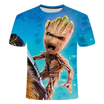 Gardianul de super-erou Groot film galaxy t-shirt de vara noi bărbați imprimate 3D femei și bărbați cu mânecă scurtă t-shirt s-6xl