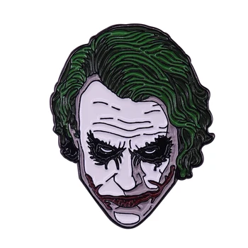 Joker (The Dark Knight) Pin Personaj Negativ Super-Insigna Glasgow Zâmbet Cicatrici Faciale Brosa Heath Ledger Fanii Colecție Perfectă