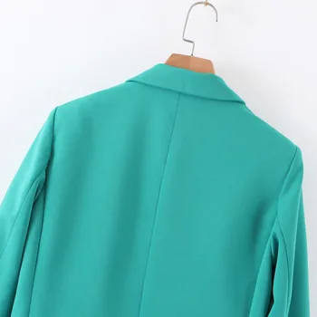 2020 Noua moda sacou casual pentru femei de primavara de culoare solidă maneca lunga mare buzunarul sacoului de sex feminin coreeană birou blazer jacheta 3286