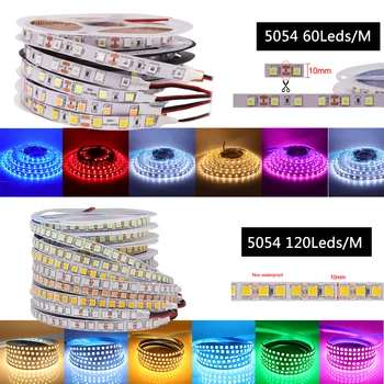 5M Banda LED Lumina 2835 DC12V Flexibil Lampa Led Bandă Diode RGB 5050 5054 cu Led-uri Impermeabil Bandă Roșie/Verde/Albastru/Roz/Galben