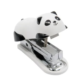 Mini Capsator Set De Desene Animate Panda Birou Rechizite Staionery Clip De Hârtie Obligatoriu Liant Carte De Canalizare Copii Copil De Capsare Mașină