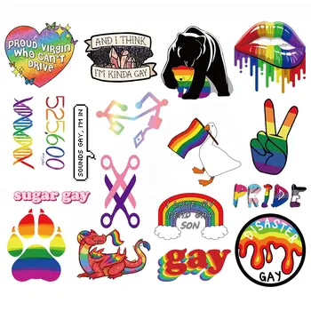 50Pcs Gay Pride Curcubeu Autocolante Pentru Laptop Telefon de Bagaje Chitara DIY Scrapbooking Graffiti Jurnal Eticheta de Papetărie Decor Autocolant